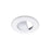 Nora Lighting 1" Round M1 Scoop Trim, White - NM1-RAEYELIDW