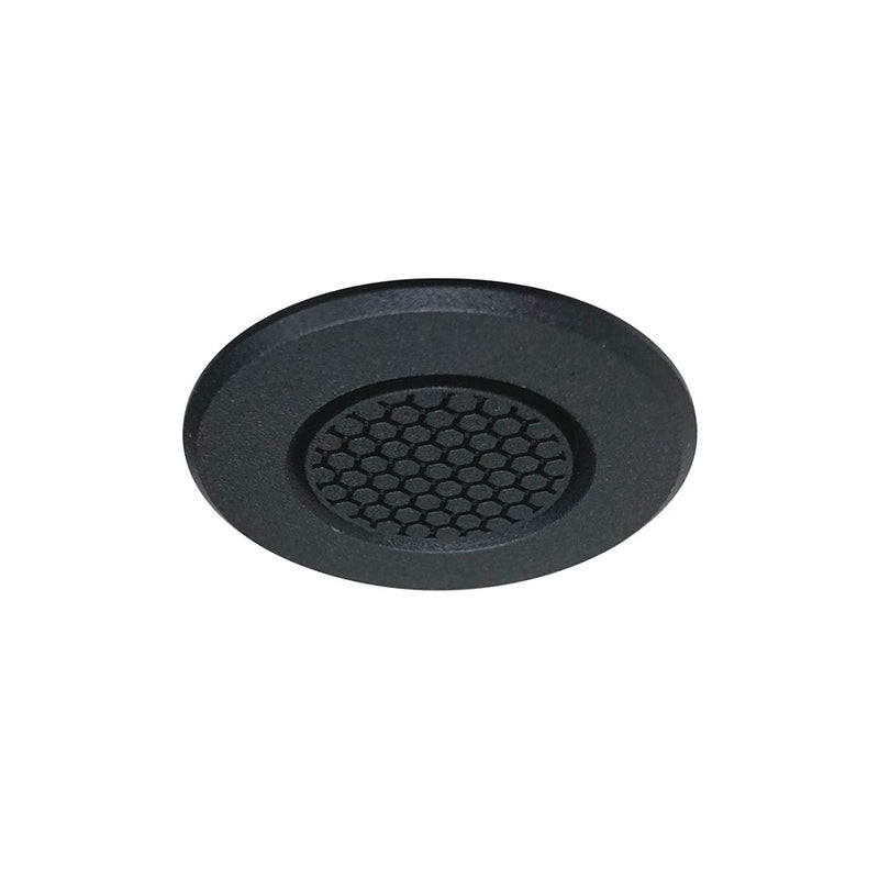 Nora Lighting 1" Round M1 Hex Cell Louver Trim, Black - NM1-RAIHECB