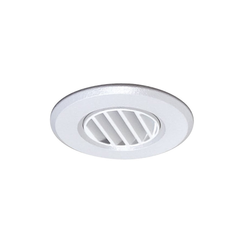 Nora Lighting 1" Round M1 Louver Trim, White - NM1-RLOUVW