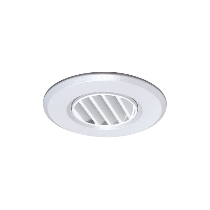 Nora Lighting 1" Round M1 Louver Trim, White - NM1-RLOUVW
