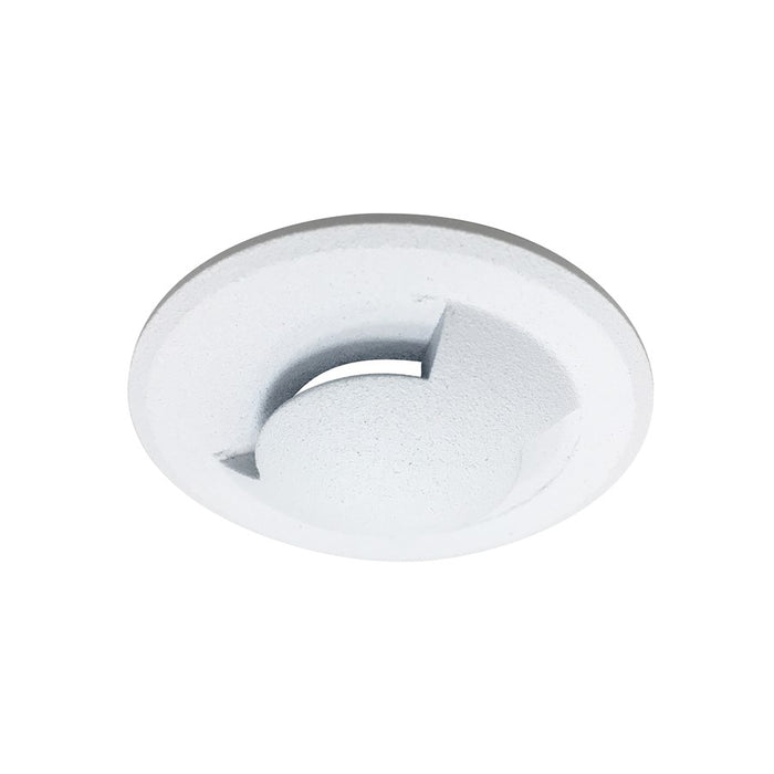 Nora Lighting 1" Round M1 Stainless Steel Indicator Trim, White - NM1-RSSDW