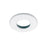 Nora Lighting 1" Round M1 Stainless Steel Trim, White - NM1-RSSW