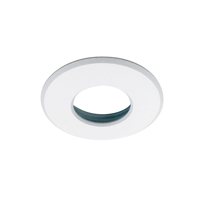 Nora Lighting 1" Round M1 Stainless Steel Trim, White - NM1-RSSW