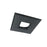 Nora Lighting 1" Square M1 Stainless Steel Trim, Black - NM1-SSSB