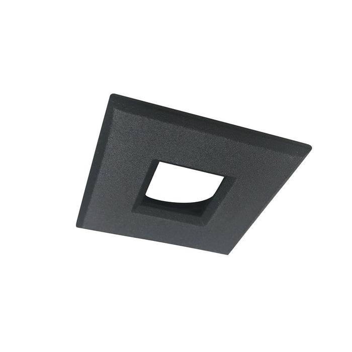 Nora Lighting 1" Square M1 Stainless Steel Trim, Black - NM1-SSSB