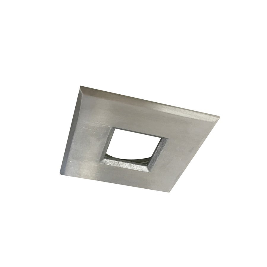 Nora Lighting 1" Square M1 Stainless Steel Trim, Nickel - NM1-SSSBN