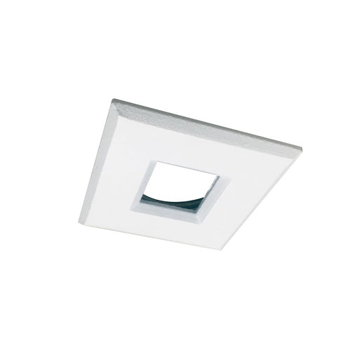 Nora Lighting 1" Square M1 Stainless Steel Trim, White - NM1-SSSW