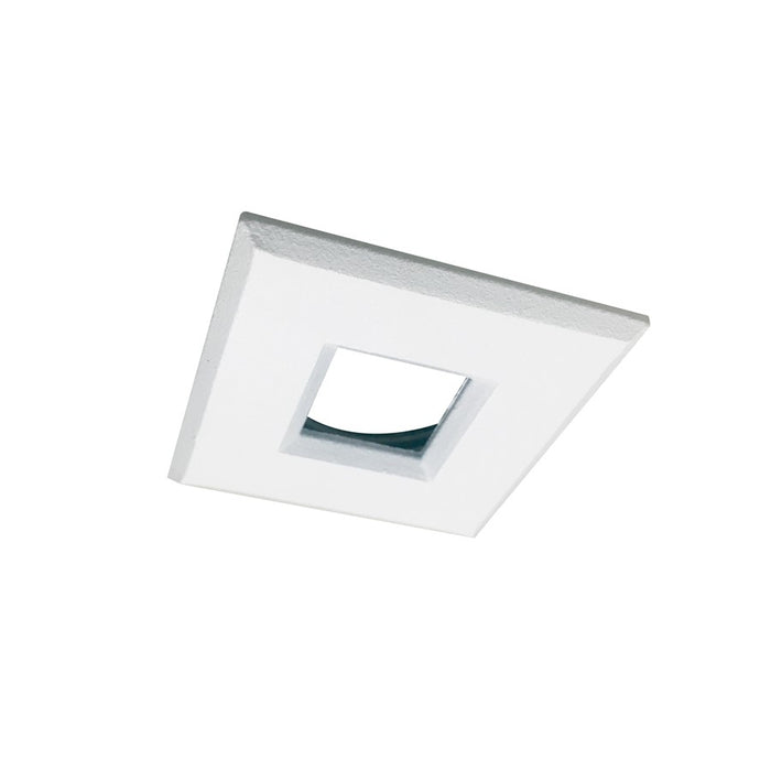 Nora Lighting 1" Square M1 Stainless Steel Trim, White - NM1-SSSW