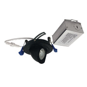 Nora 2" M2 Round LED Elbow/500Lm/7W/2700K, 120V/Black - NM2-2R2705027BB