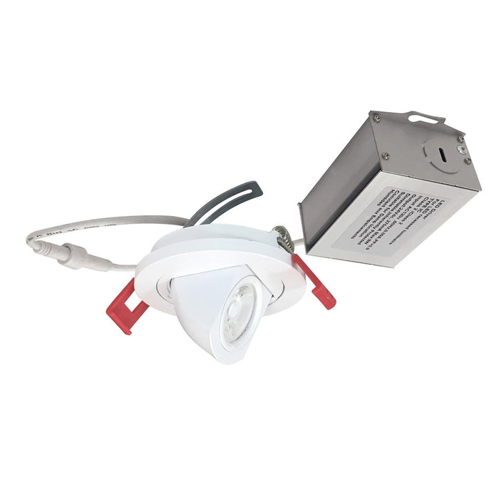 Nora 2" M2 Round LED Elbow/500Lm/7W/3000K, 120V/White - NM2-2R2705030MPW