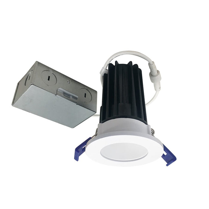 Nora 2" M2 Round LED Downlight, 850Lm/10W/2700K, 120V/White - NM2-2RDC8527MPW