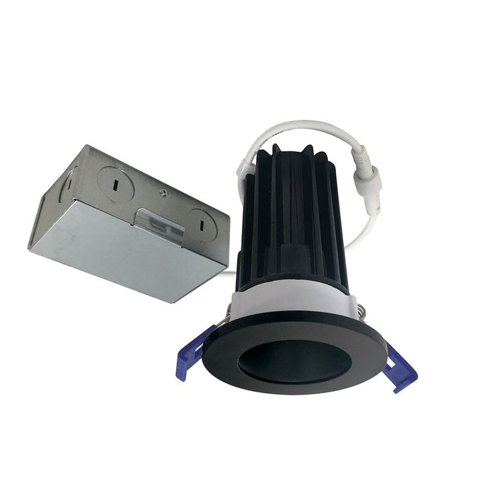 Nora 2" M2 Round LED Downlight, 850Lm/10W/4000K, 120V/Black - NM2-2RDC8540BB
