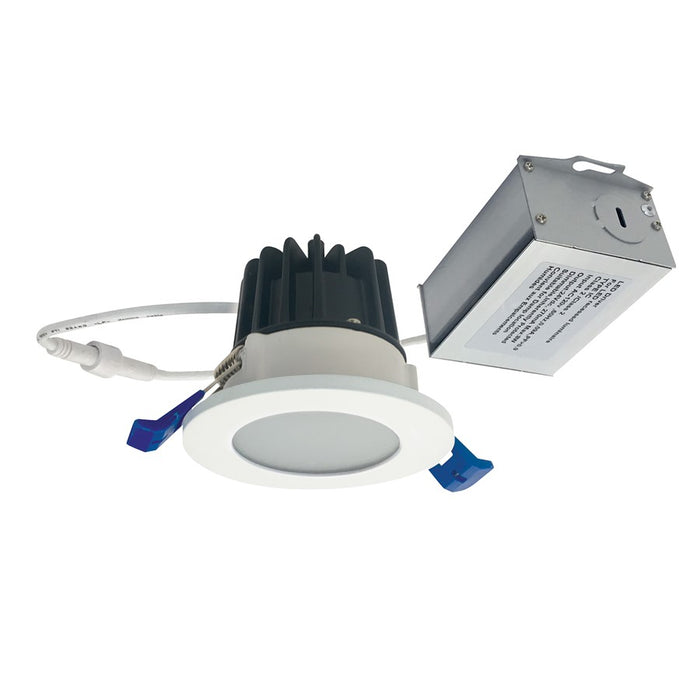 Nora 2" M2 RD LED Lensed Downlight, 400Lm/6W/2700K, 120V/WH - NM2-2RDCS4027MPW