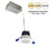 Nora 2" M2 RD LED Lensed Downlight, 400Lm/6W/2700K, 120V/WH