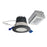 Nora 2" M2 Round LED Lensed Downlight, 600Lm/8W/2700K, 120V/BK - NM2-2RDCS6027BB