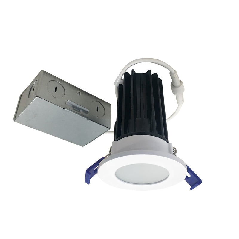 Nora 2" M2 RD LED Lensed Downlight, 850Lm/10W/2700K, 120V/WH - NM2-2RDCS8527MPW