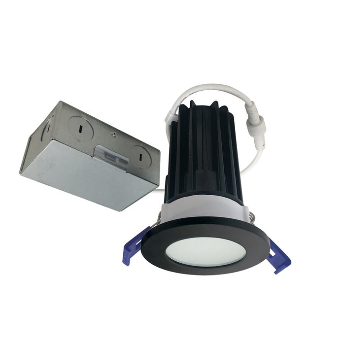 Nora 2" M2 Rnd LED Lnsd DnLt, 120V, Blk, 4000K, Matte Blk - NM2-2RDCS8540BB