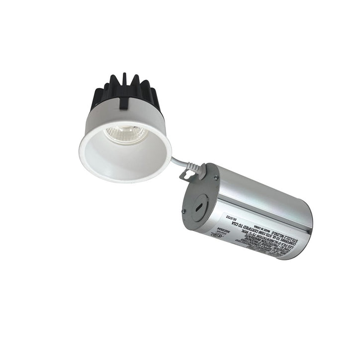 Nora 2" M2 Round Trimless LED Downlight, 750Lm/8W/3000K, WH - NM2-2RTLDC6030MPW