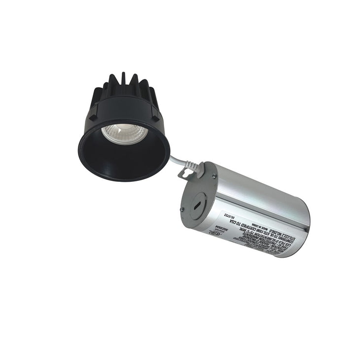 Nora 2" M2 Round Trimless LED Downlight, 750Lm/8W/4000K, BK - NM2-2RTLDC6040BB