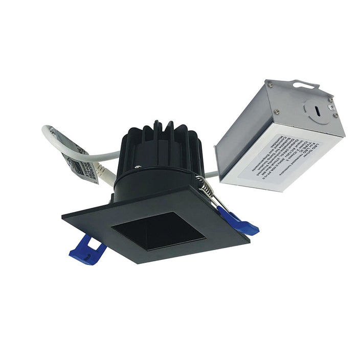 Nora 2" M2 Square LED Downlight, 600Lm/8W/2700K, 120V/Black - NM2-2SDC6027BB