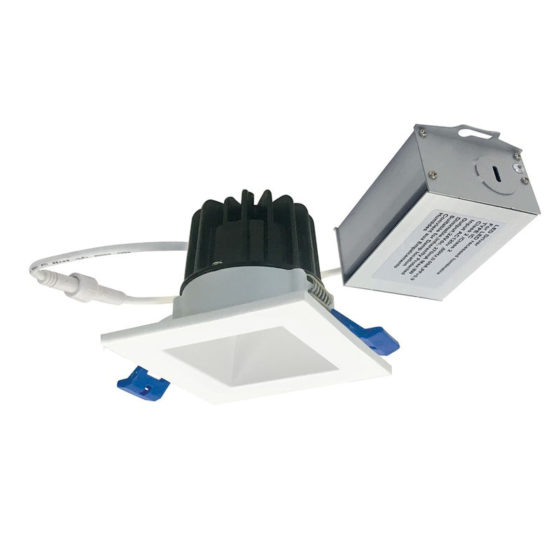 Nora 2" M2 Square LED Downlight, 600Lm/8W/2700K, 120V/White - NM2-2SDC6027MPW