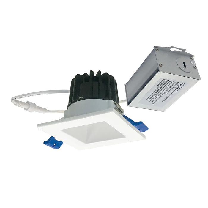 Nora 2" M2 Square LED Downlight, 600Lm/8W/2700K, 120V/White - NM2-2SDC6027MPW
