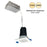 Nora 2" M2 Square LED Downlight, 600Lm/8W/2700K, 120V/White