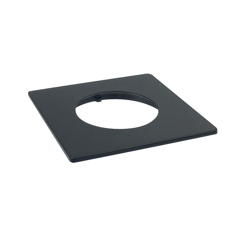 Nora Lighting Square Trim For Nm2-2R270, Black - NM2-2SETB