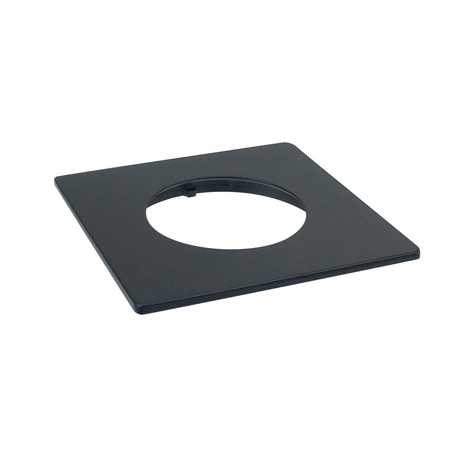 Nora Lighting Square Trim For Nm2-2R270, Black - NM2-2SETB