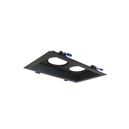Nora MLS 2-Head Plate for 2" M2 LED Series, Blk, Matte Blk - NM2-MLS2BB