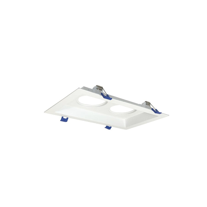 Nora Lighting Mls 2-Head Plate For 2" M2 LED Series, White - NM2-MLS2MPW