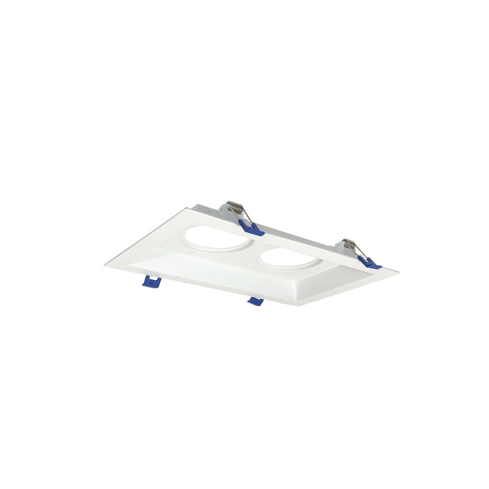 Nora Lighting Mls 2-Head Plate For 2" M2 LED Series, White - NM2-MLS2MPW
