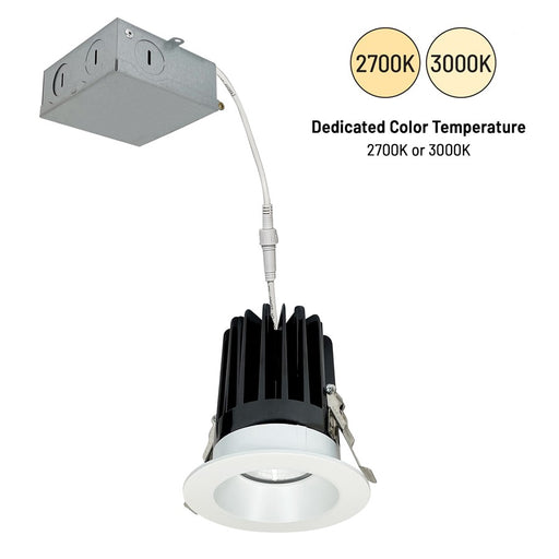 Nora 4" M4 Rnd LED DnLt, 120V, Wht, 3000K, MPW