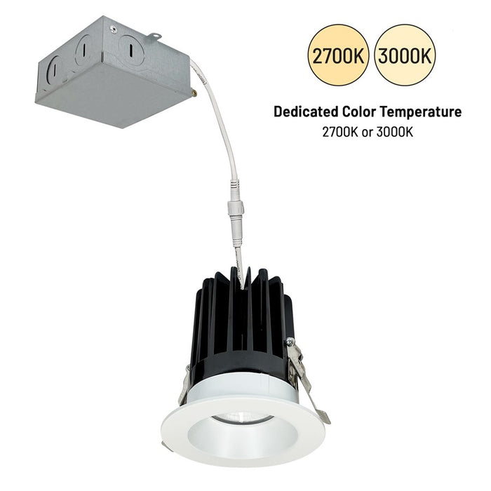 Nora 4" M4 Rnd LED DnLt, 120V, Wht, 3000K, MPW