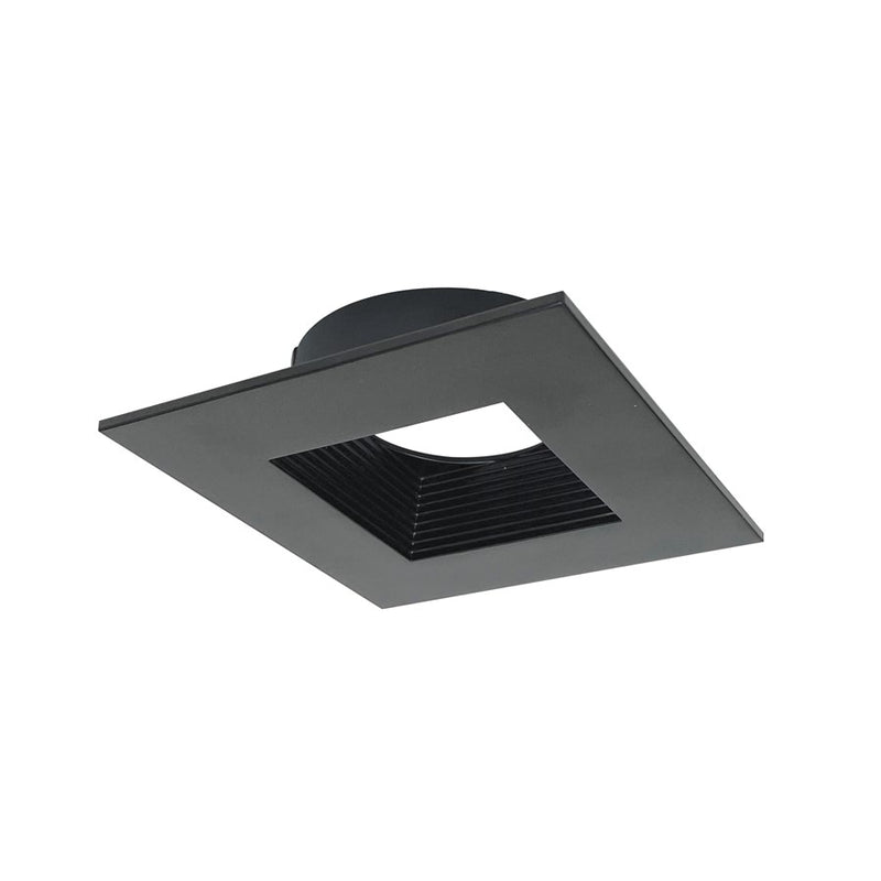 Nora Lighting Square Baffle Trim For Nm4-Rdc, Black - NM4-SDTB