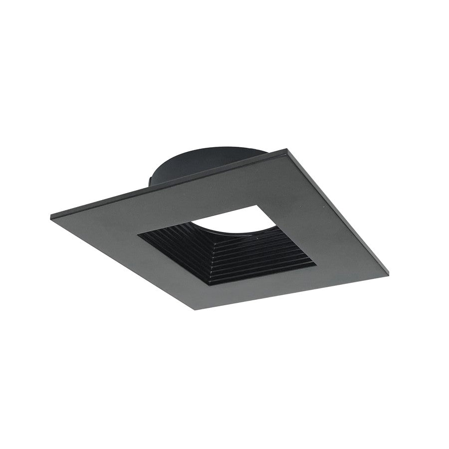 Nora Lighting Square Baffle Trim For Nm4-Rdc, Black - NM4-SDTB