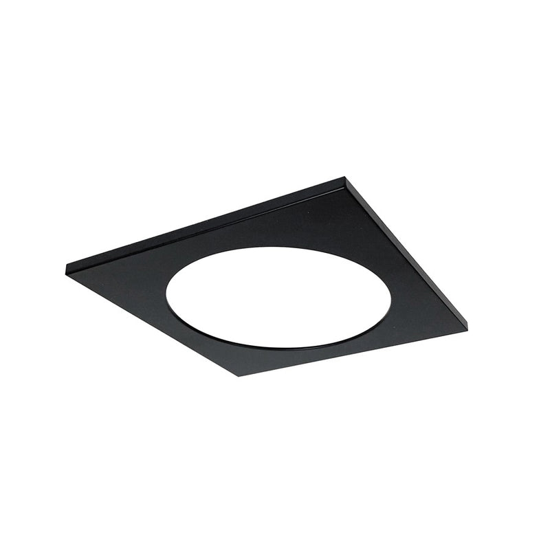 Nora Lighting Square Trim For Nm4-R470, Black - NM4-SETB