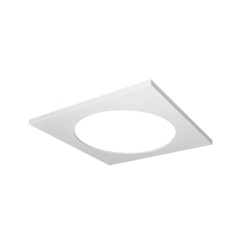 Nora Lighting Square Trim for NM4-R470, White - NM4-SETMPW