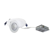 Nora 4" M-Curve Can-Less LED Downlight, Selectable CCT/900Lm/9W/WH - NMC-4RTWMPW