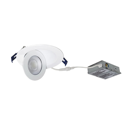 Nora 4" M-Curve Can-Less LED Downlight, Selectable CCT/900Lm/9W/WH - NMC-4RTWMPW