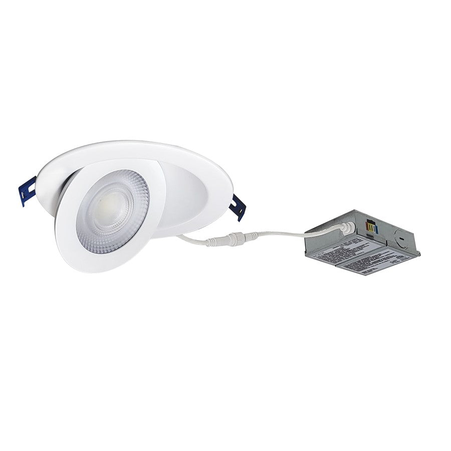 Nora 6" M-Curve Can-Less LED Downlight/1300Lm/13W/White - NMC-6RTWMPW