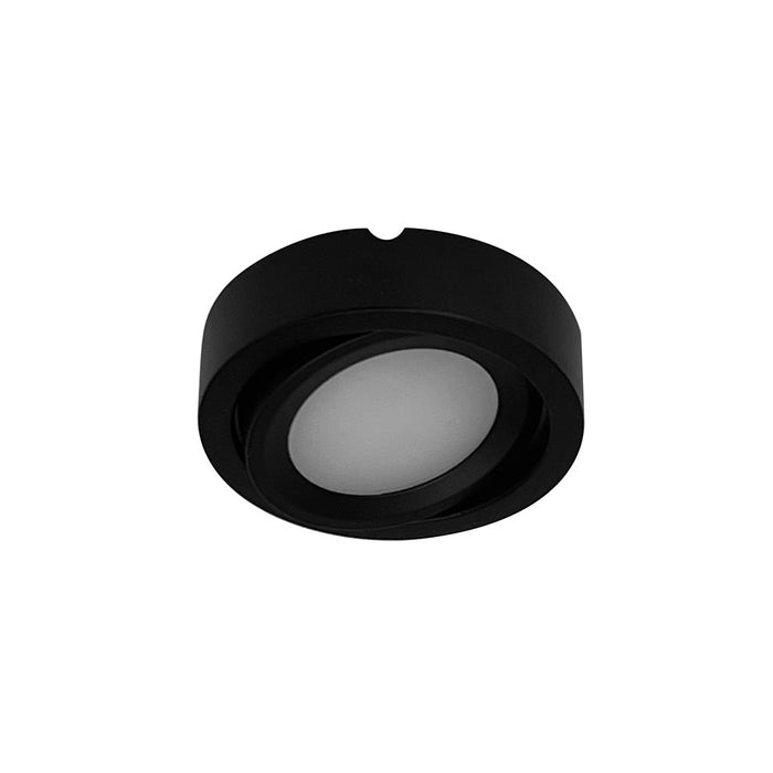 Nora Lighting 12V Josh LED Puck Light, 300Lm/2700K, Black - NMP-A27B