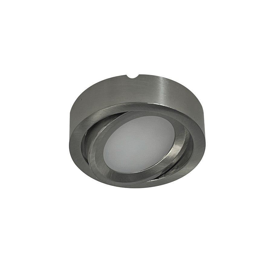 Nora 12V Josh LED Puck Light, 300Lm/3000K, Nickel Bronze - NMP-A30BN