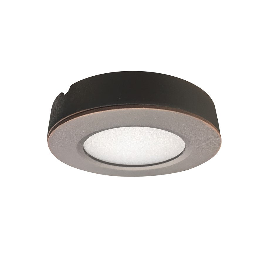 Nora Lighting 12V Josh LED Puck Light, 300Lm/3000K, Bronze - NMP-LED30BZ