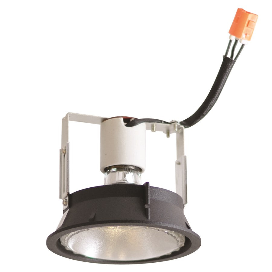 Nora Incandescent Trimless Mls Housing Par30 Lamp Holder, Black - NMRT-652TLBLK