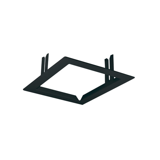 Nora Lighting 1 Lamp Flange Kit For Trimless, Black - NMRTL-1FKB