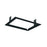 Nora Lighting 2 Lamp Flange Kit For Trimless, Black - NMRTL-2FKB