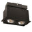 Nora Lighting 2L Trimless Inc Hsg Black 120V - NMRTLI-12N1075B