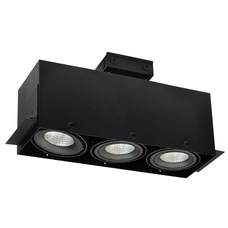 Nora Lighting 3L Trimless Inc Hsg Black 120V - NMRTLI-13N1075B
