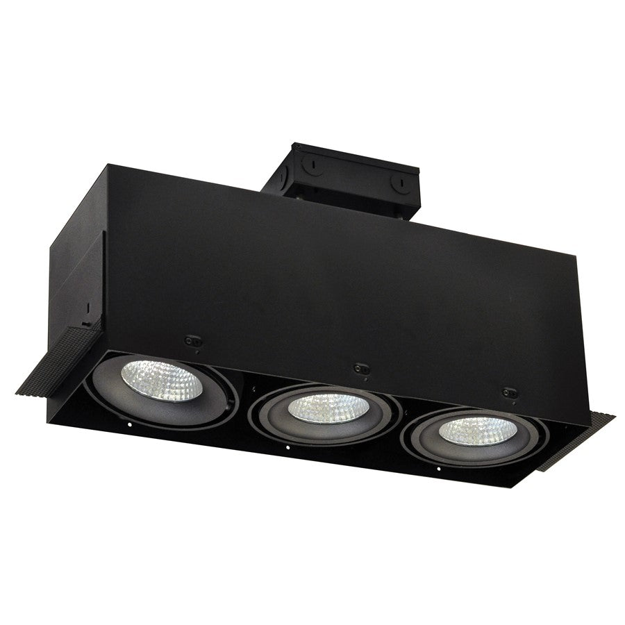 Nora Lighting 3L Trimless Inc Hsg Black 120V - NMRTLI-13N1075B